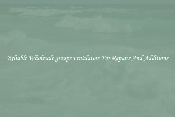 Reliable Wholesale groups ventilators For Repairs And Additions