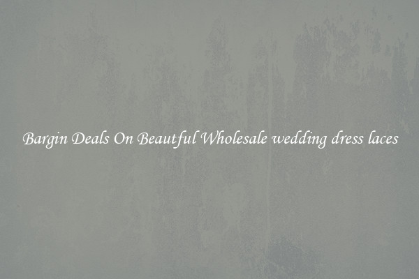 Bargin Deals On Beautful Wholesale wedding dress laces