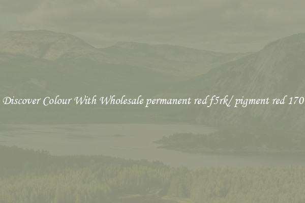 Discover Colour With Wholesale permanent red f5rk/ pigment red 170