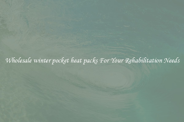 Wholesale winter pocket heat packs For Your Rehabilitation Needs